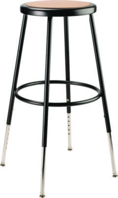 STOOL,25-33IN ADJ BLK,WDG